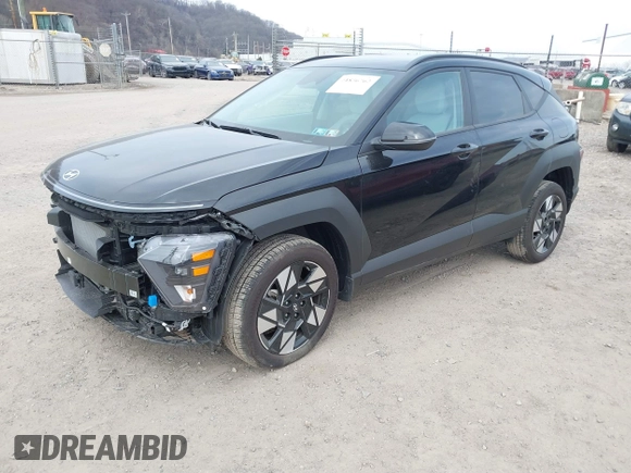 2025 Hyundai Kona SEL Convenience with VIN KM8HCCAB6SU189627, listed as a IAAI auction lot 41836762 with 994 mi miles and . Bid and sale history available at DreamBid. Image 2.