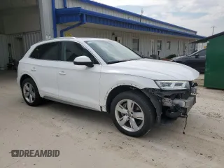 2018 Audi Q5 Premium Plus with VIN WA1BNAFY8J2061061, listed as a Copart auction lot 60143105 with 71,776 mi miles and Clean title. Bid and sale history available at DreamBid. Image 4.