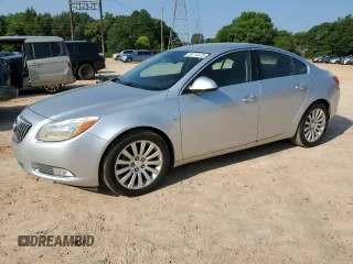 2011 Buick Regal CXL RL3 with VIN W04GR5EC4B1002118, listed as a Copart auction lot 59114575 with 58,617 mi miles and Salvage title. Bid and sale history available at DreamBid. Image 1.