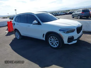 2020 BMW X5 sDrive40i with VIN 5UXCR4C03LLT19500, listed as a IAAI auction lot 40598669 with 61,604 mi miles and . Bid and sale history available at DreamBid. Image 1.
