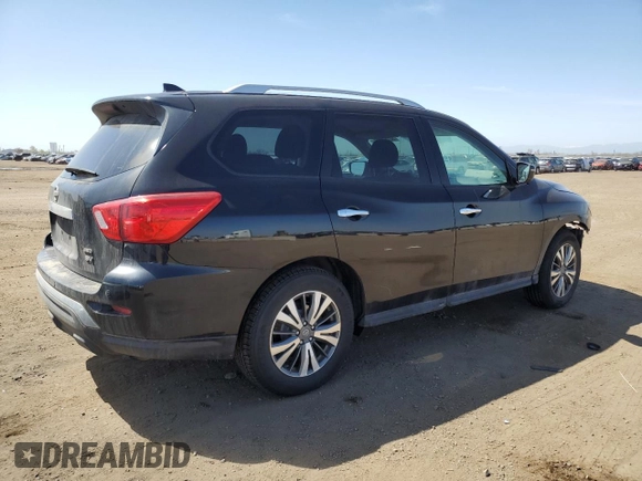 2019 Nissan Pathfinder Platinum with VIN 5N1DR2MM6KC623412, listed as a Copart auction lot 52782235 with 100,151 mi miles and Salvage title. Bid and sale history available at DreamBid. Image 3.