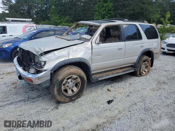 1997 Toyota 4Runner SR5 z VIN JT3HN86R4V0073022, wystawiony jako Copart lot #57112245 z przebiegiem 220 732 mil mil oraz Szkoda całkowita • Salvage title. Historia ofert i sprzedaży dostępna na DreamBid. Obrazek 1.