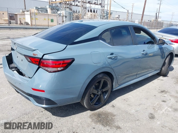 2024 Nissan Sentra SR with VIN 3N1AB8DV8RY388197, listed as a IAAI auction lot 42227247 with 8,928 mi miles and . Bid and sale history available at DreamBid. Image 4.