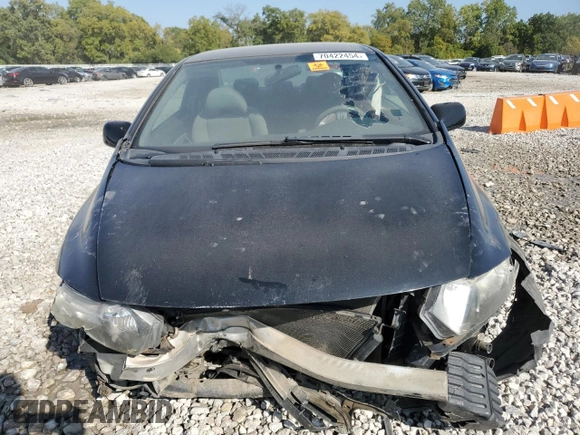 2011 Honda Civic Cpe LX with VIN 2HGFG1B61BH512301, listed as a Copart auction lot 70422454 with 0 mi miles and Salvage Title. Bid and sale history available at carsss.com. Image 5.