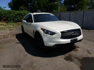 2017 Infiniti QX70 with VIN JN8CS1MW7HM410363, listed as a Copart auction lot 56462433 with 46,465 mi miles. Bid and sale history available at carsss.com. Image 11.