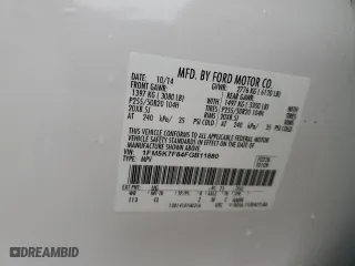 2015 Ford Explorer Limited with VIN 1FM5K7F84FGB11880, listed as a Copart auction lot 46460425 with 93,418 mi miles and Salvage Title. Bid and sale history available at carsss.com. Image 15.