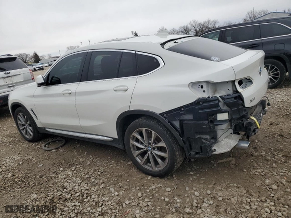 2019 BMW X4 xDrive30i with VIN 5UXUJ3C51KLG54189, listed as a Copart auction lot 46710965 with 74,178 mi miles and Salvage Title. Bid and sale history available at carsss.com. Image 2.