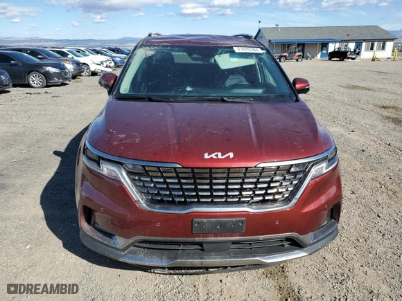 2023 Kia Carnival SX Prestige with VIN KNDNE5H33P6281964, listed as a Copart auction lot 71970384 with 20,385 mi miles and Salvage Title. Bid and sale history available at carsss.com. Image 5.