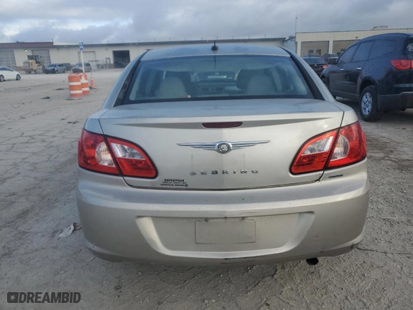 2008 Chrysler Sebring Touring with VIN 1C3LC56J28N226819, listed as a Copart auction lot 76081254 with 139,844 mi miles and Non Repairable. Bid and sale history available at carsss.com. Image 6.