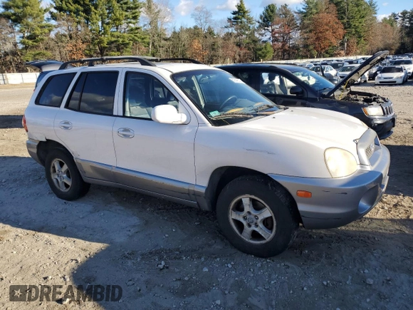 2004 Hyundai Santa Fe GLS with VIN KM8SC73D34U825791, listed as a Copart auction lot 80548534 with 124,080 mi miles and Clean Title. Bid and sale history available at DreamBid. Image 4.