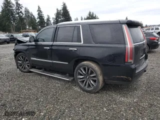 2017 Cadillac Escalade Platinum with VIN 1GYS4DKJ8HR191808, listed as a Copart auction lot 83920484 with 142,706 mi miles and Salvage Title. Bid and sale history available at carsss.com. Image 2.