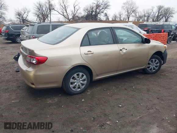 2011 Toyota Corolla L with VIN 2T1BU4EE8BC688332, listed as a IAAI auction lot 41208753 with 161,901 mi miles. Bid and sale history available at carsss.com. Image 4.