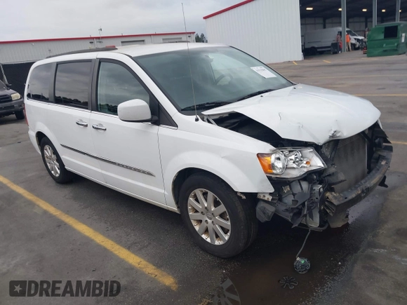 2016 Chrysler Town & Country Touring with VIN 2C4RC1BG8GR255414, listed as a IAAI auction lot 41915805 with 93,286 mi miles. Bid and sale history available at carsss.com. Image 1.