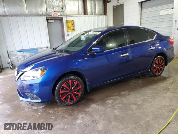 2017 Nissan Sentra S with VIN 3N1AB7AP6HY244694, listed as a Copart auction lot 50389885 with 122,143 mi miles and Clean Title. Bid and sale history available at carsss.com. Image 1.
