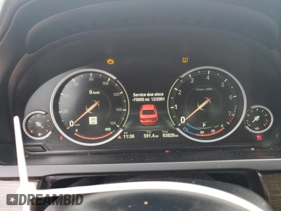 2014 BMW 7 Series ALPINA B7 with VIN WBAYE8C57ED136259, listed as a Copart auction lot 55968735 with 93,828 mi miles and Clean title. Bid and sale history available at DreamBid. Image 9.