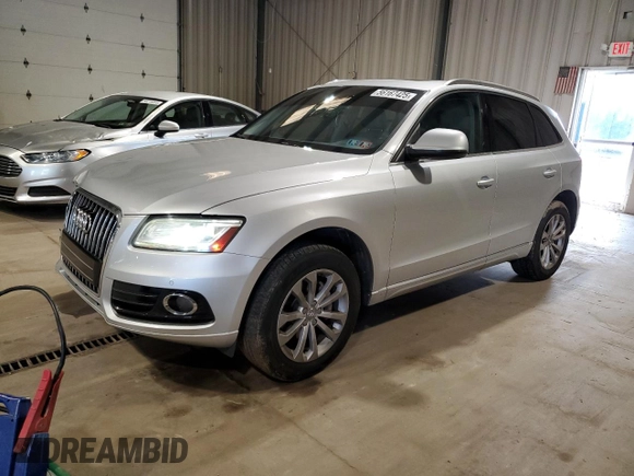 2013 Audi Q5 Premium Plus with VIN WA1LFAFP2DA075041, listed as a Copart auction lot 56167425 with 127,086 mi miles and Salvage title. Bid and sale history available at DreamBid. Image 1.