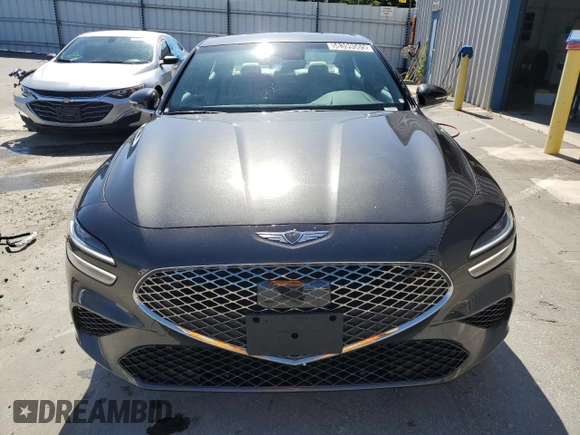 2025 Genesis G70 2.5T with VIN KMTG34SC4SU154731, listed as a Copart auction lot 58399565 with 11,260 mi miles and Clean title. Bid and sale history available at DreamBid. Image 5.