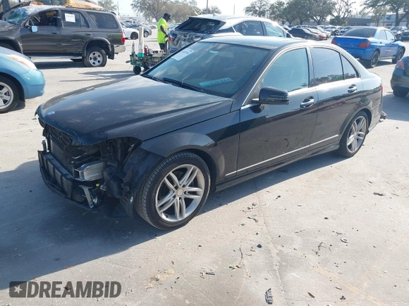 2014 Mercedes-Benz C-Class C 250 Sport with VIN WDDGF4HB3EG250671, listed as a IAAI auction lot 41607910 with 136,556 mi miles. Bid and sale history available at carsss.com. Image 22.