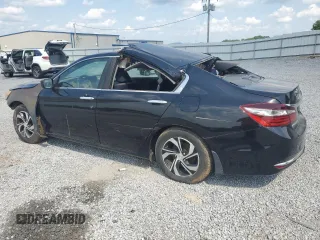 2017 Honda Accord Sedan LX with VIN 1HGCR2F33HA276454, listed as a Copart auction lot 55407955 with 136,415 mi miles and Salvage Title. Bid and sale history available at carsss.com. Image 2.