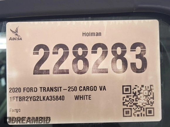 2020 Ford Transit Cargo с VIN 1FTBR2YG2LKA35840, выставлен на аукционе IAAI как лот 42575778 с пробегом 190 131 миль миль и . История ставок и продаж доступна на DreamBid. Изображение 16.