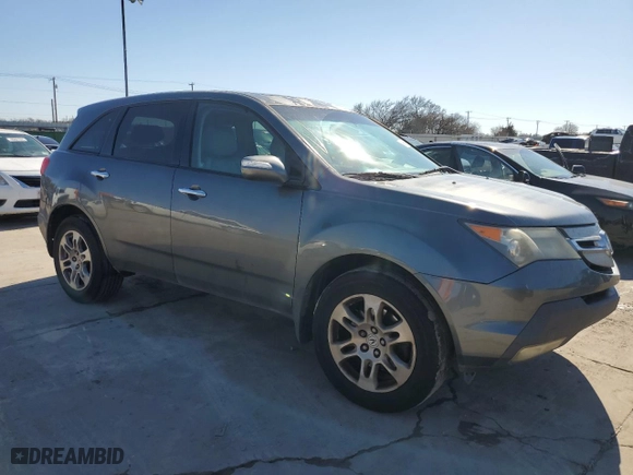 2009 Acura MDX Tech/Entertainment Pkg with VIN 2HNYD28449H500501, listed as a Copart auction lot 46681865 with 193,293 mi miles and Clean Title. Bid and sale history available at carsss.com. Image 4.