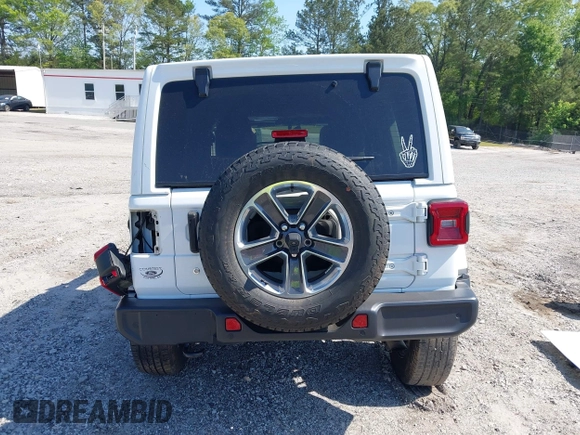 2019 Jeep Wrangler Unlimited Sahara with VIN 1C4HJXEN5KW509806, listed as a IAAI auction lot 42071325 with 95,549 mi miles and . Bid and sale history available at DreamBid. Image 17.