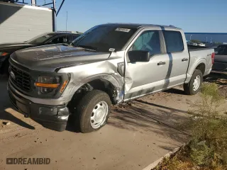 2024 Ford F-150 XL with VIN 1FTFW1L51RKD07071, listed as a Copart auction lot 76510574 with 965 mi miles and Salvage Title. Bid and sale history available at carsss.com. Image 1.