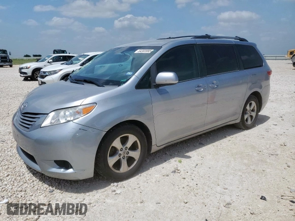 2017 Toyota Sienna LE Auto Access Seat with VIN 5TDKZ3DC7HS843304, listed as a Copart auction lot 64303995 with 126,195 mi miles and Salvage title. Bid and sale history available at DreamBid. Image 1.
