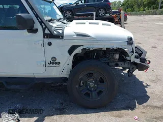 2023 Jeep Wrangler Willys with VIN 1C4HJXDN1PW546425, listed as a IAAI auction lot 42503380 with 25,245 mi miles and . Bid and sale history available at DreamBid. Image 6.