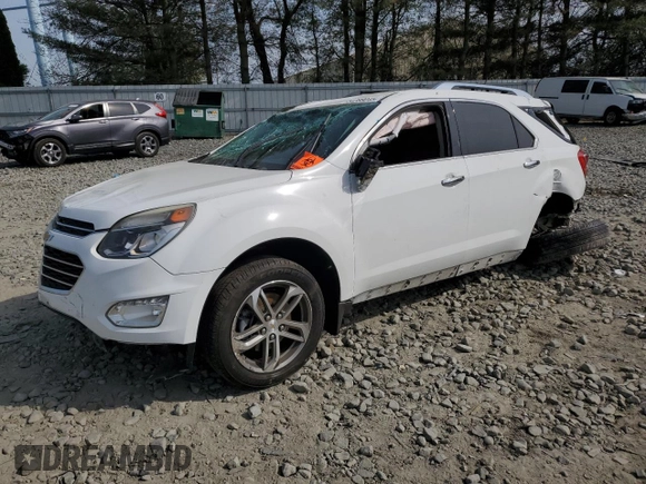 2017 Chevrolet Equinox Premier with VIN 2GNALDEK2H1603083, listed as a Copart auction lot 54389045 with 103,215 mi miles and Salvage Title. Bid and sale history available at DreamBid. Image 1.