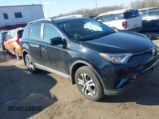 2017 Toyota RAV4 LE with VIN 2T3BFREV6HW595055, listed as a IAAI auction lot 41374125 with 150,105 mi miles. Bid and sale history available at carsss.com. Image 1.