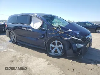 2019 Honda Odyssey EX-L with VIN 5FNRL6H71KB136550, listed as a Copart auction lot 48069595 with Not Provided miles and Salvage Title. Bid and sale history available at DreamBid. Image 4.