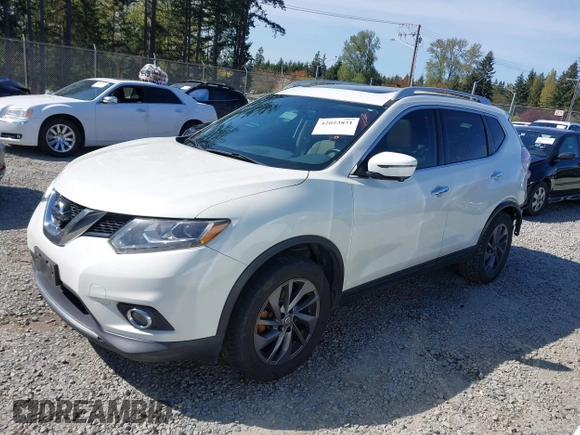 2016 Nissan Rogue SL with VIN 5N1AT2MV7GC866067, listed as a IAAI auction lot 42023831 with 94,727 mi miles and . Bid and sale history available at DreamBid. Image 15.