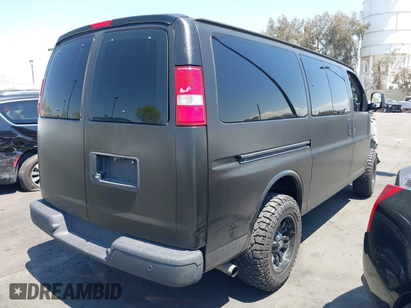 2013 Chevrolet Express Passenger 1LT with VIN 1GAZGYFG0D1193863, listed as a IAAI auction lot 42157138 with 125,958 mi miles and . Bid and sale history available at DreamBid. Image 4.