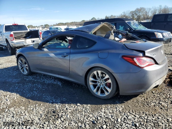 2013 Hyundai Genesis Coupe 3.8 Track with VIN KMHHU6KJ9DU112645, listed as a Copart auction lot 88466965 with 0 mi miles and Salvage Title. Bid and sale history available at carsss.com. Image 2.