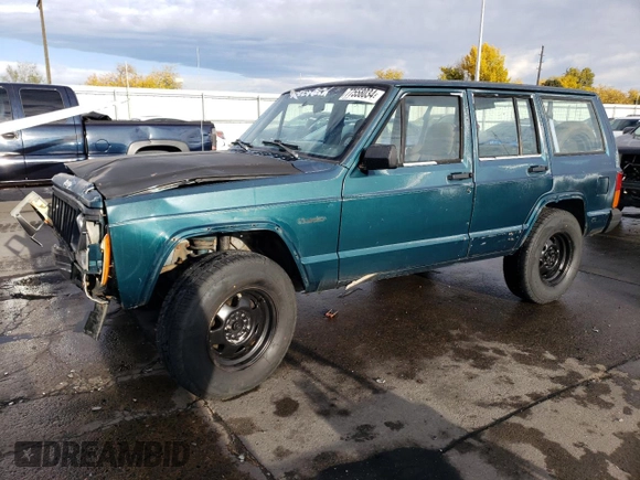 1996 Jeep Cherokee SE z VIN 1J4FJ28S6TL184205, wystawiony jako Copart lot #77558034 z przebiegiem 195 000 mil mil oraz Tytuł czysty. Historia ofert i sprzedaży dostępna na DreamBid. Obrazek 1.