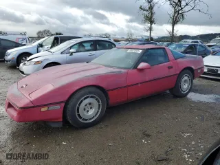 1986 Chevrolet Corvette with VIN 1G1YY0784G5122549, listed as a Copart auction lot 48634065 with 127,087 mi miles and Clean Title. Bid and sale history available at carsss.com. Image 1.