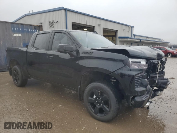2023 Chevrolet Silverado 1500 RST with VIN 3GCUDEE87PG334016, listed as a Copart auction lot 83557504 with 14,103 mi miles and Salvage Title. Bid and sale history available at carsss.com. Image 4.