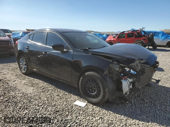 2014 Mazda 3 i Touring with VIN JM1BM1V75E1201872, listed as a Copart auction lot 55922305 with 118,931 mi miles and Salvage title. Bid and sale history available at DreamBid. Image 4.