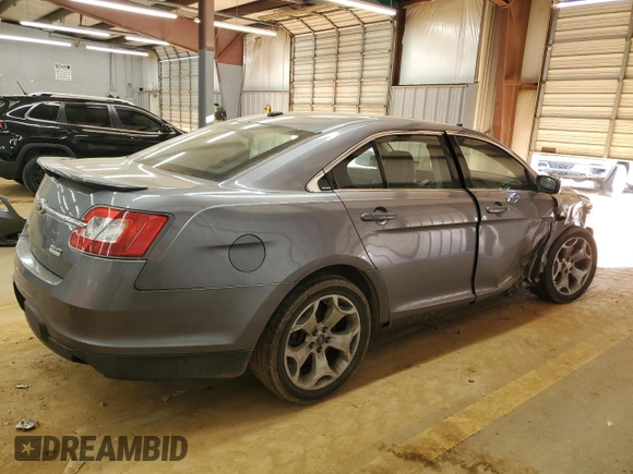 2012 Ford Taurus SHO with VIN 1FAHP2KT8CG133611, listed as a Copart auction lot 46637935 with Not provided miles and Salvage title. Bid and sale history available at DreamBid. Image 3.