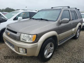 2001 Infiniti QX4 Luxury z VIN JNRDR07X81W103465, wystawiony jako Copart lot #73761114 z przebiegiem 160 676 mil mil oraz Szkody całkowita. Historia ofert i sprzedaży dostępna na DreamBid. Obrazek 1.