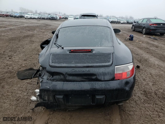 2000 Porsche 911 Carrera with VIN WP0AA2994YS623247, listed as a Copart auction lot 86183284 with 0 mi miles and Salvage Title. Bid and sale history available at carsss.com. Image 6.
