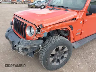 2018 Jeep Wrangler Unlimited Sahara с VIN 1C4HJXEG4JW304820, выставлен на аукционе IAAI как лот 42206997 с пробегом 113 047 миль миль и . История ставок и продаж доступна на DreamBid. Изображение 6.