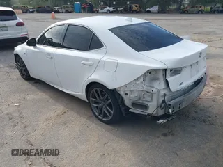 2019 Lexus IS with VIN JTHBA1D20K5085529, listed as a IAAI auction lot 41787672 with 105,633 mi miles. Bid and sale history available at carsss.com. Image 3.