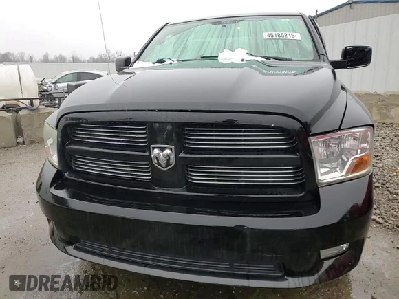 2012 Ram 1500 Express with VIN 3C6JD7ATXCG278339, listed as a Copart auction lot 45185215 with 122,129 mi miles and Salvage Title. Bid and sale history available at carsss.com. Image 14.
