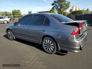2005 Honda Civic Sdn LX with VIN 2HGES16525H628123, listed as a Copart auction lot 52531605 with 175,539 mi miles and Salvage Title. Bid and sale history available at carsss.com. Image 2.