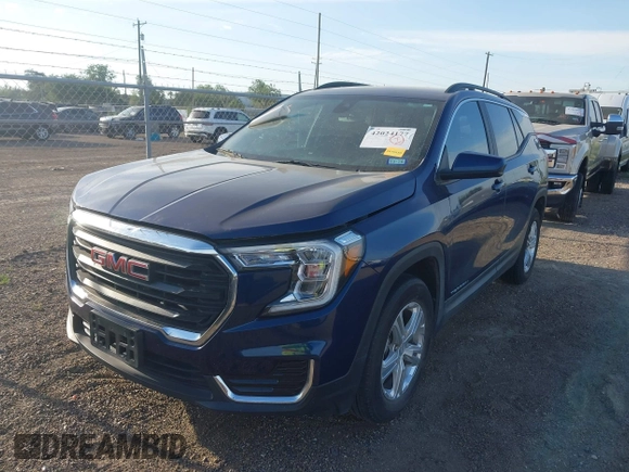 2022 GMC Terrain SLE z VIN 3GKALMEV2NL210055, wystawiony jako IAAI lot #42024177 z przebiegiem 62 391 mil mil oraz . Historia ofert i sprzedaży dostępna na DreamBid. Obrazek 6.