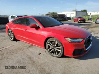 2020 Audi A7 Prestige with VIN WAUV2AF22LN051227, listed as a Copart auction lot 46461744 with 49,075 mi miles. Bid and sale history available at carsss.com. Image 4.