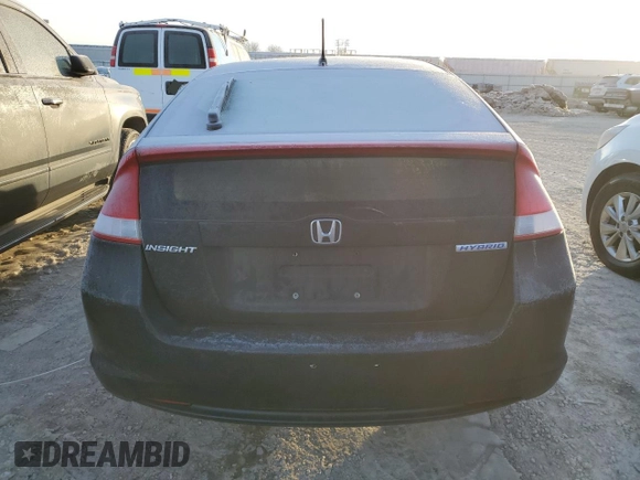 2011 Honda Insight with VIN JHMZE2H36BS007317, listed as a Copart auction lot 42433365 with 116,097 mi miles and Salvage title. Bid and sale history available at DreamBid. Image 6.