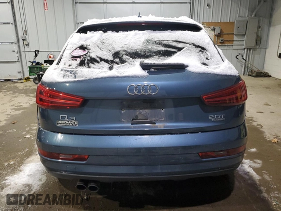 2017 Audi Q3 Premium Plus z VIN WA1JCCFS1HR005828, wystawiony jako Copart lot #86447374 z przebiegiem Nie podano mil oraz Czysty tytuł • Clean title. Historia ofert i sprzedaży dostępna na DreamBid. Obrazek 6.